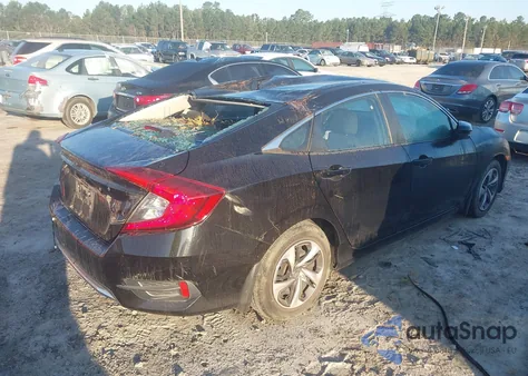 2020 Honda Civic Lx from USA, damaged, VIN 19XFC2F67LE003997